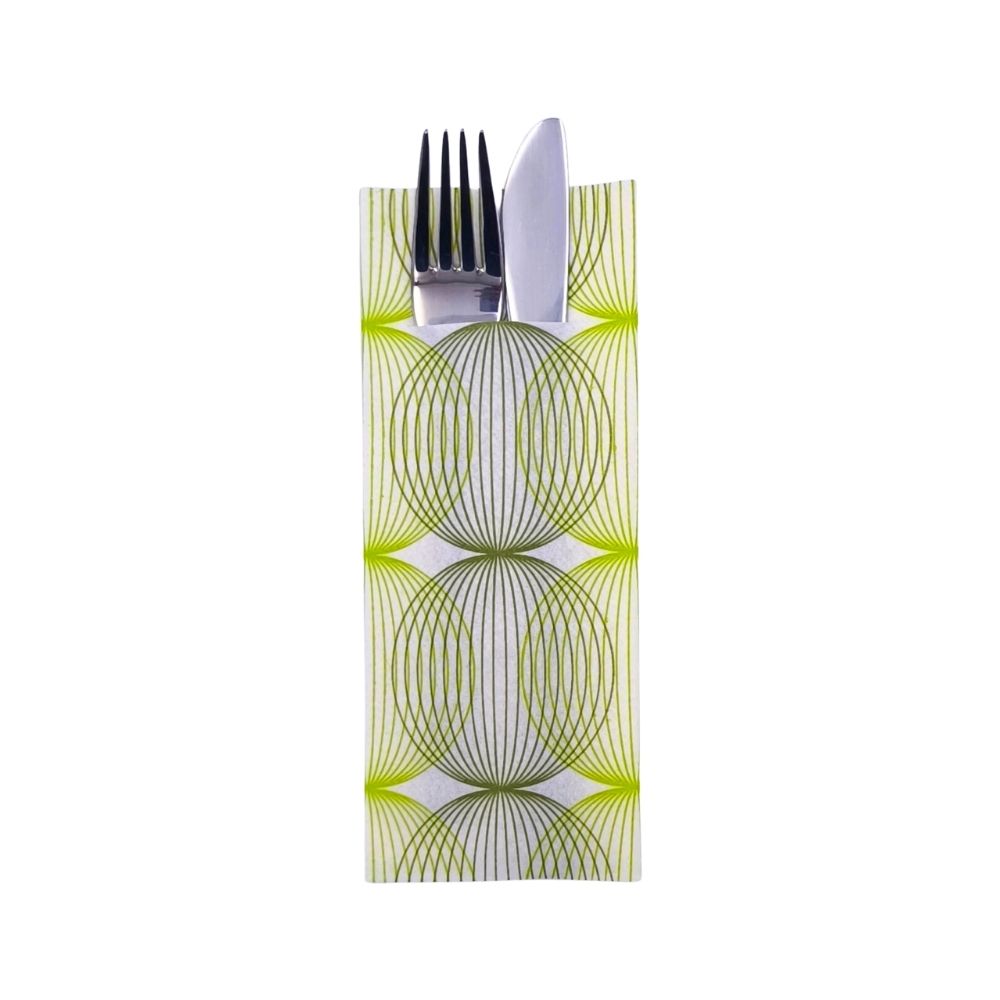 Bestecktasche "Pocket-Napkins" Pub Linclass Ludo grün a 75 St.